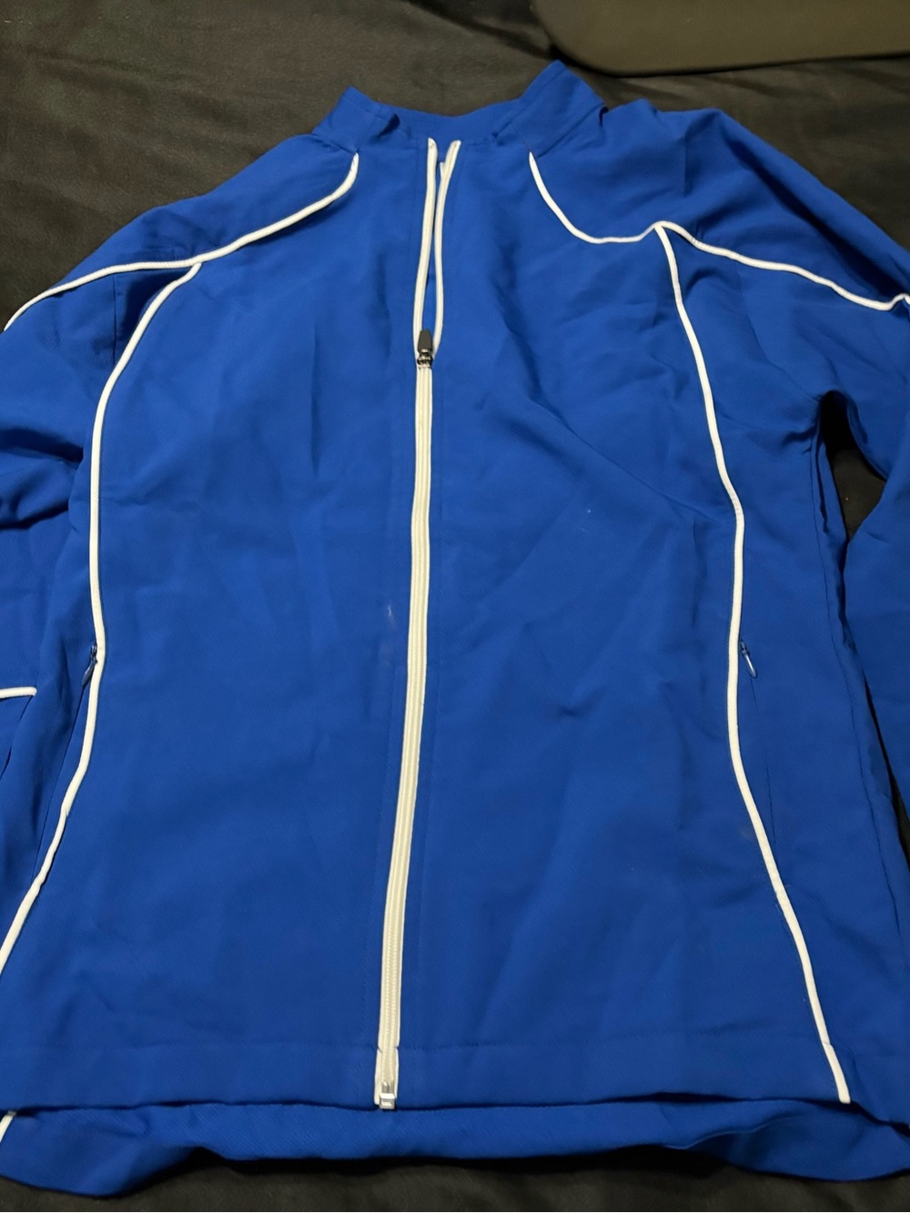 Russell Athletic Royal Blue Jacket with White Logo